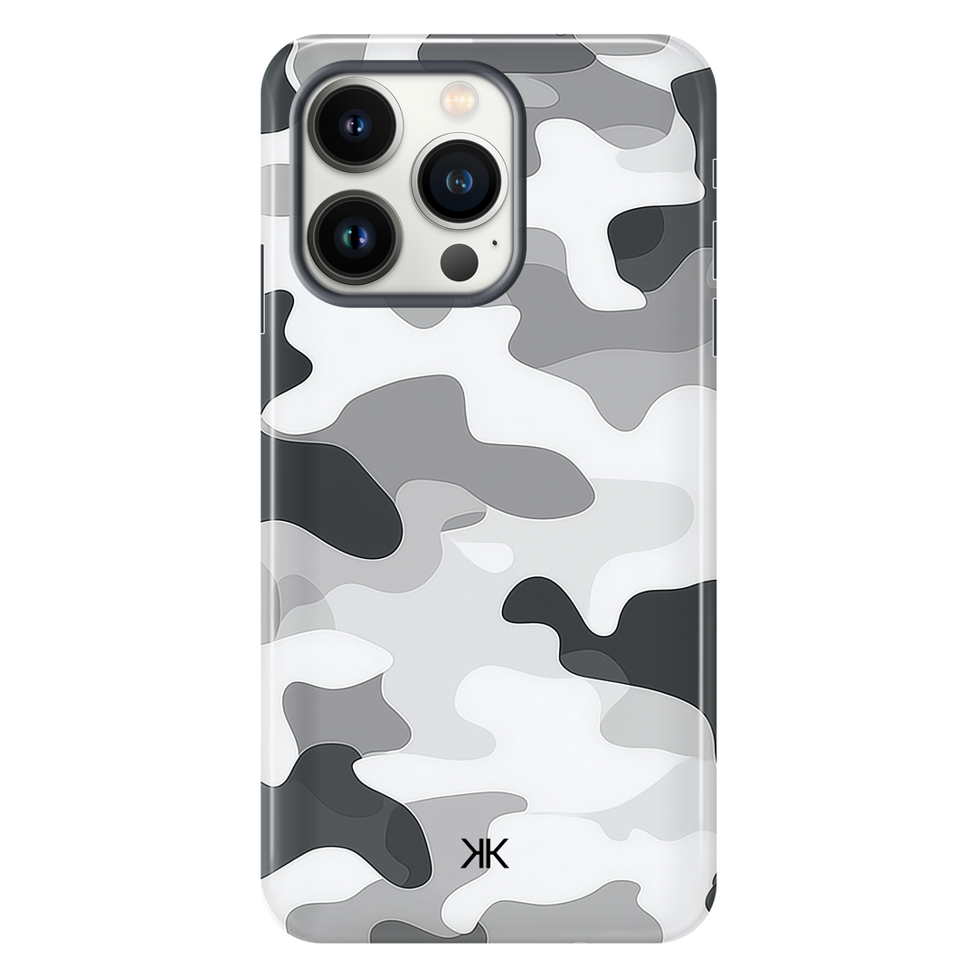 Grey Camo Phone Case - Tough Case - iphone-13-pro