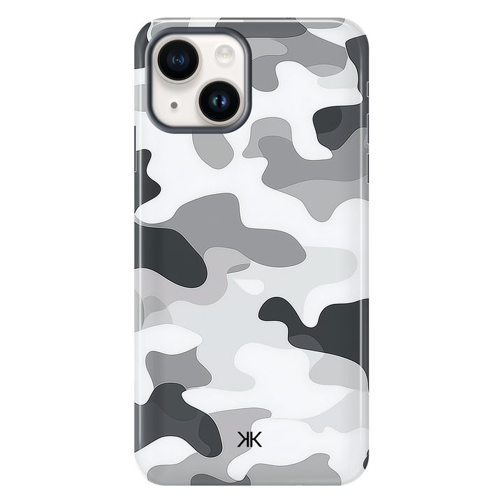 Grey Camo Phone Case - Tough Case - iphone-14