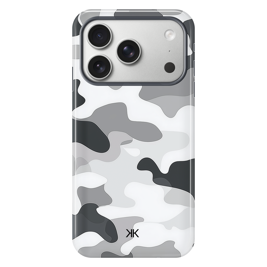 Grey Camo Phone Case - Tough Case - iphone-17-pro