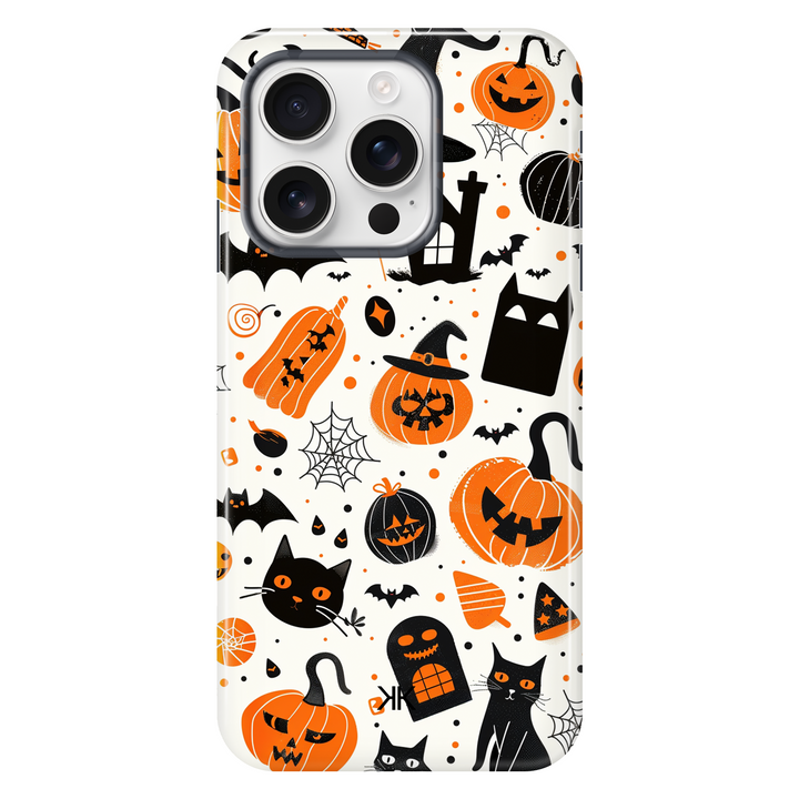 Halloween Pattern Phone Case - Tough Case - iphone-16-pro