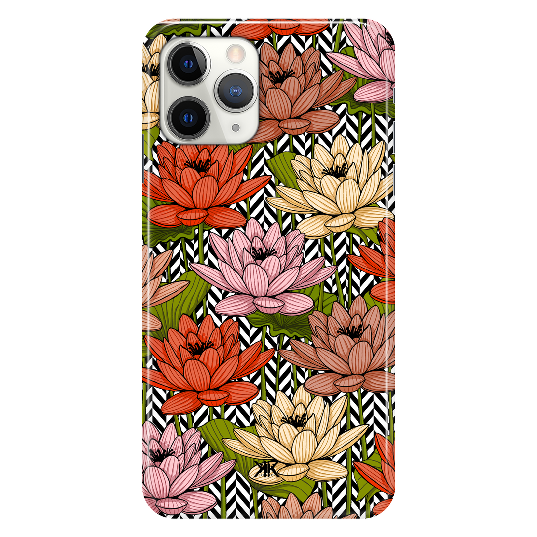 Floral Herringbone phone case for iPhone 11 Pro