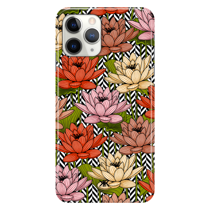 Floral Herringbone phone case for iPhone 11 Pro