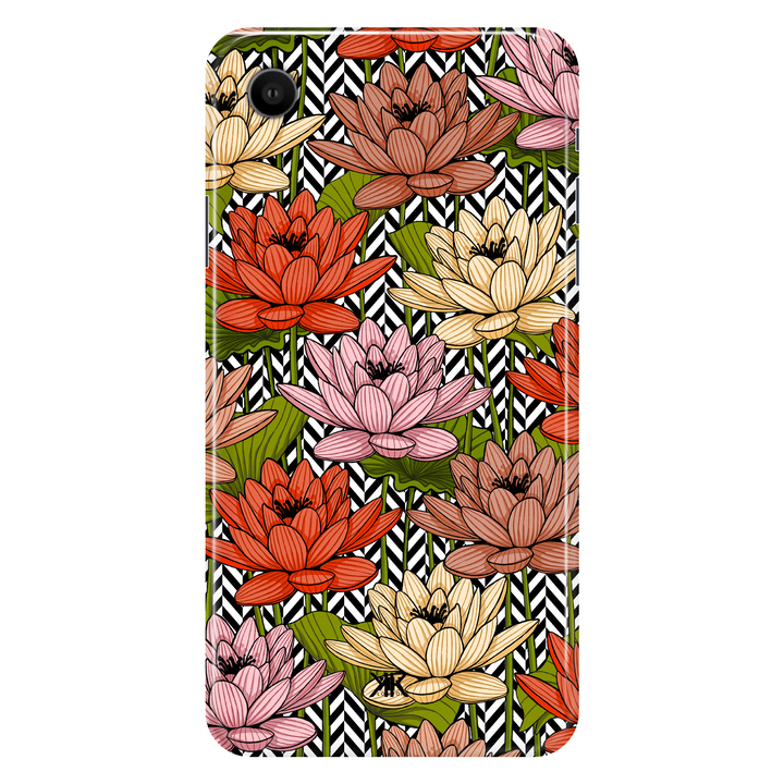 Floral Herringbone phone case for iPhone XR