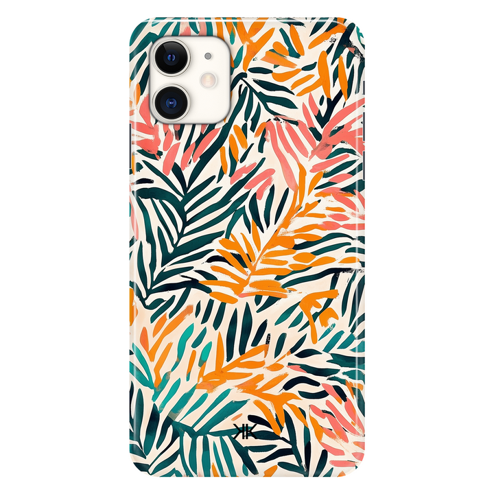 Jungle Leaves phone case for iPhone 11