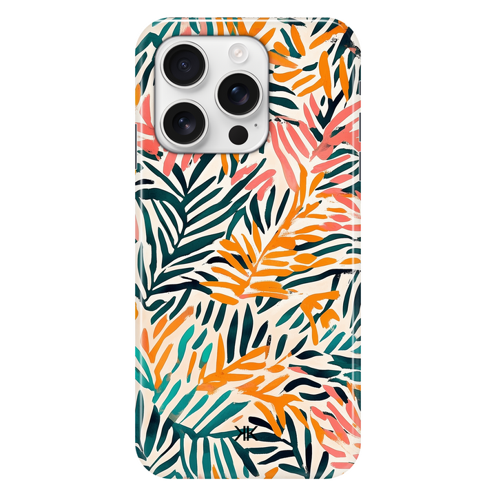 Jungle Leaves phone case for iPhone 16 Pro