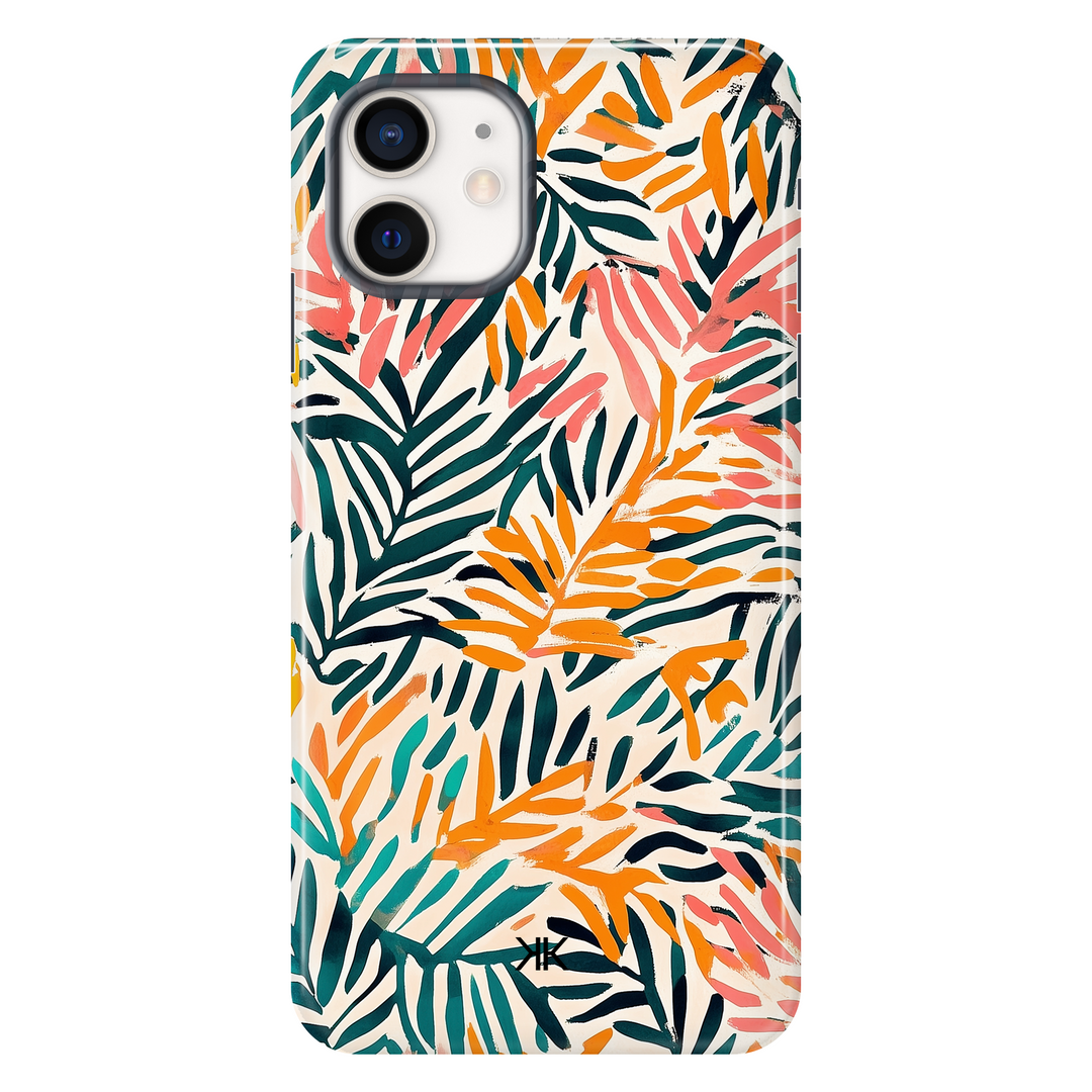 Jungle Leaves Phone Case - Tough Case - iphone-12