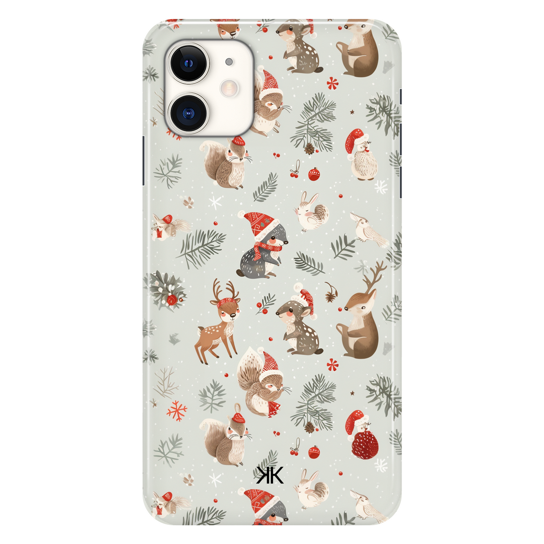 Kawaii Christmas phone case for iPhone 11