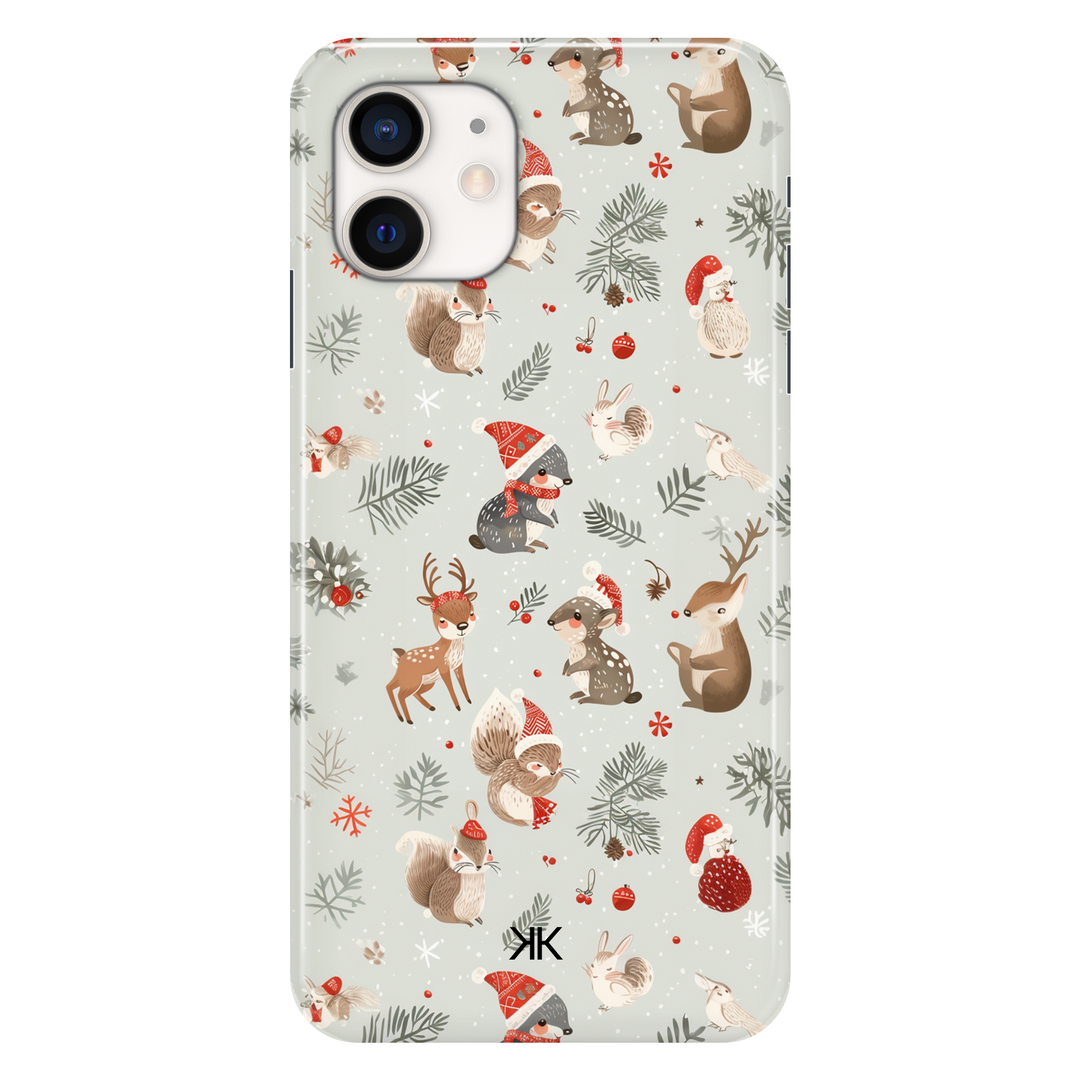 Kawaii Christmas phone case for iPhone 12