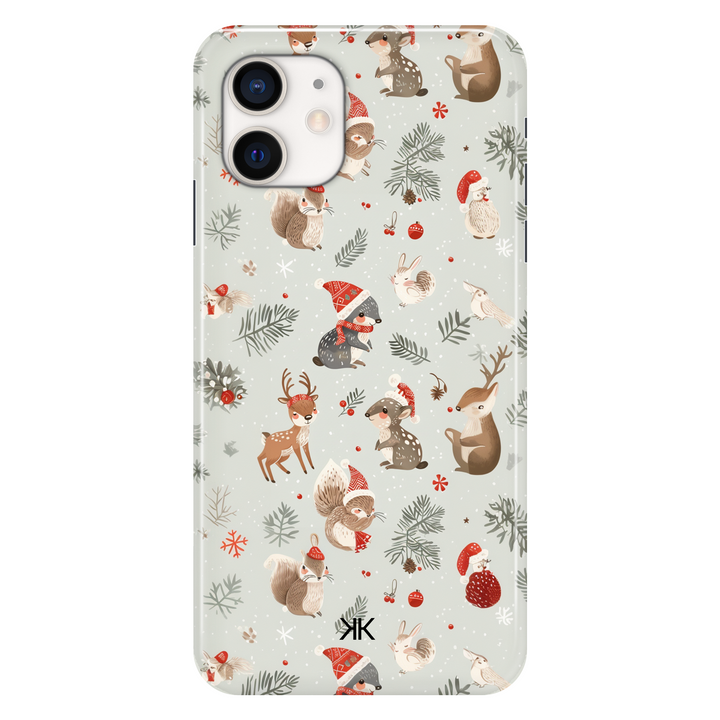 Kawaii Christmas phone case for iPhone 12