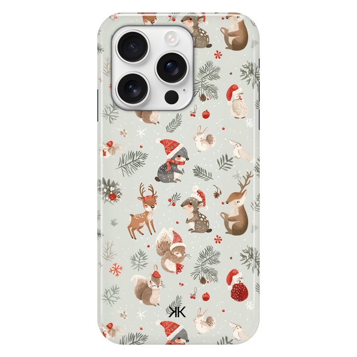 Kawaii Christmas phone case for iPhone 16 Pro