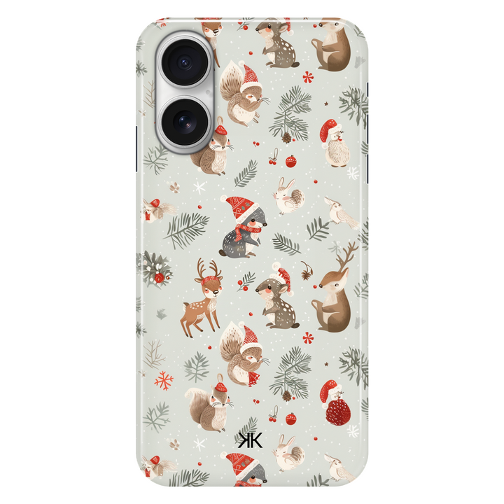 Kawaii Christmas phone case for iPhone 16