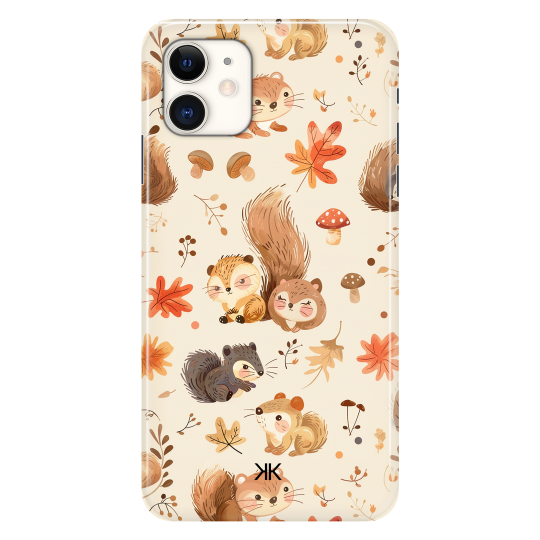Kawaii Squirrels phone case for iPhone 11
