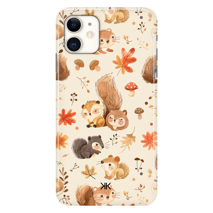 Kawaii Squirrels phone case for iPhone 11