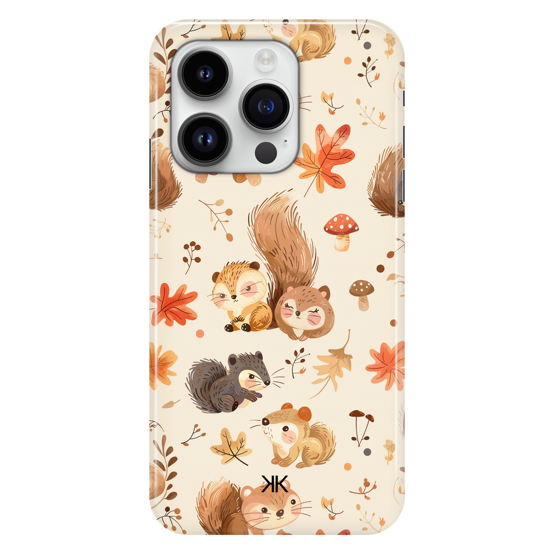 Kawaii Squirrels phone case for iPhone 14 Pro
