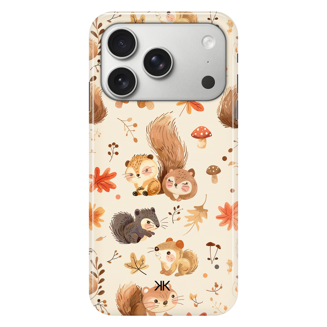 Kawaii Squirrels phone case for iPhone 17 Pro