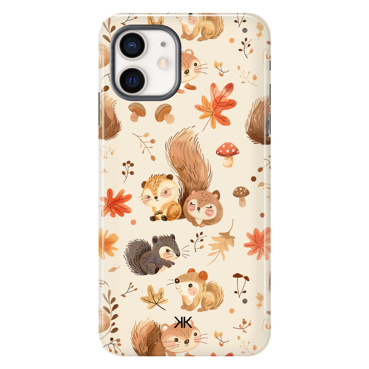 Kawaii Squirrels Phone Case - Tough Case - iphone-12