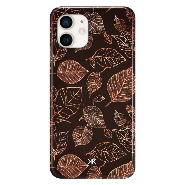 Lace Leaves phone case for iPhone 12