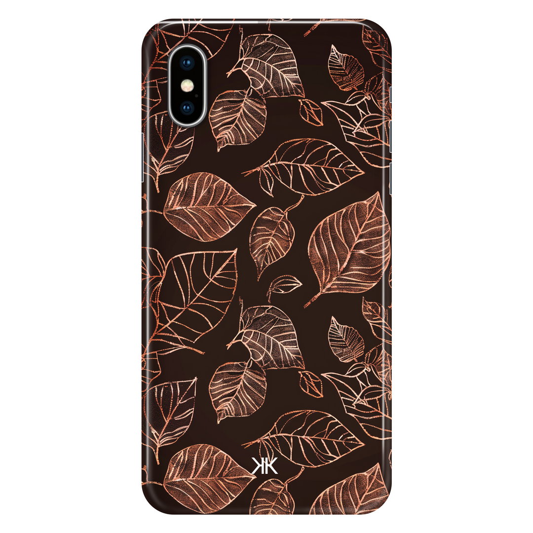 Lace Leaves phone case for iPhone X