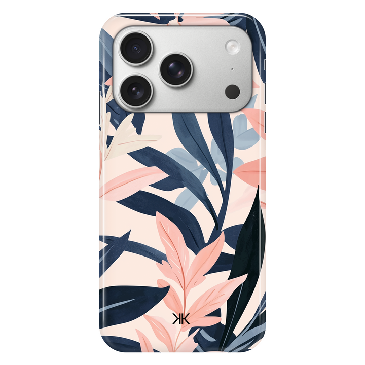 Pink Leaves phone case for iPhone 17 Pro