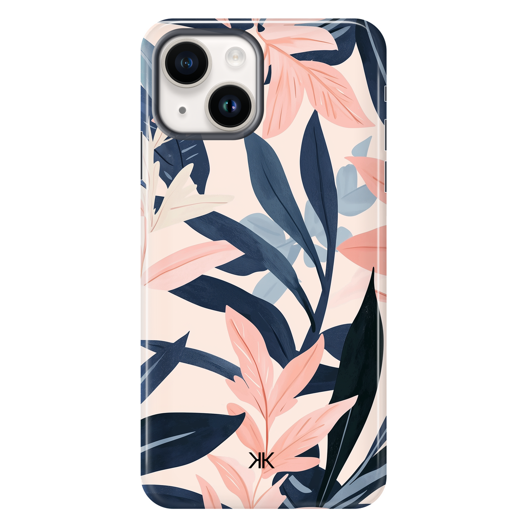Pink Leaves Phone Case - Tough Case - iphone-14