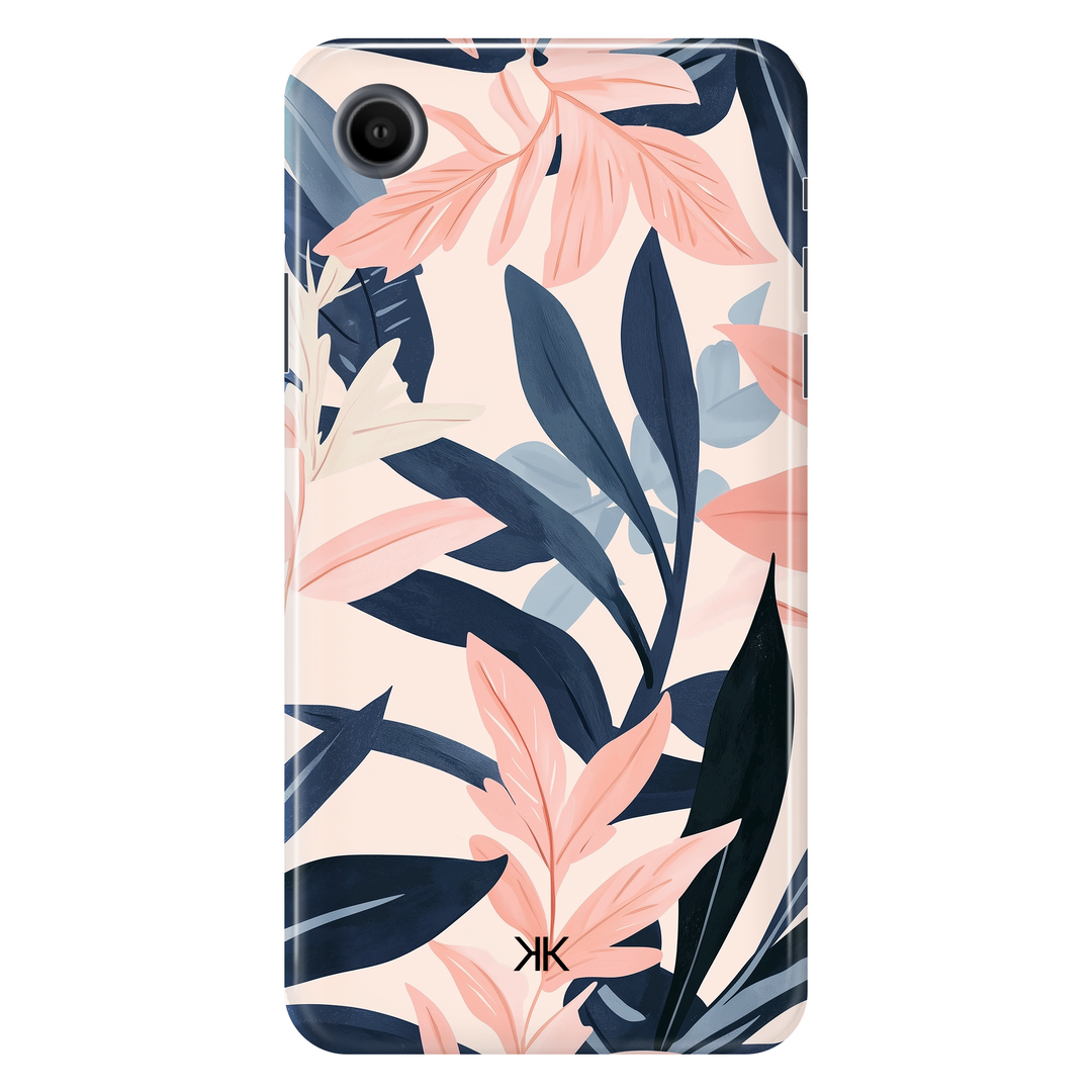 Pink Leaves Phone Case - Tough Case - iphone-xr