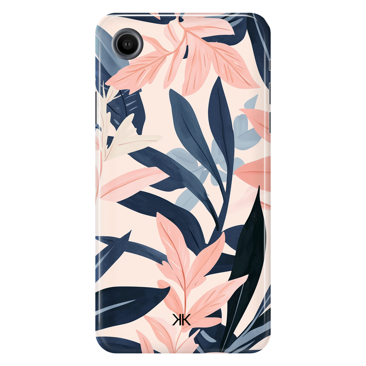 Pink Leaves Phone Case - Tough Case - iphone-xr