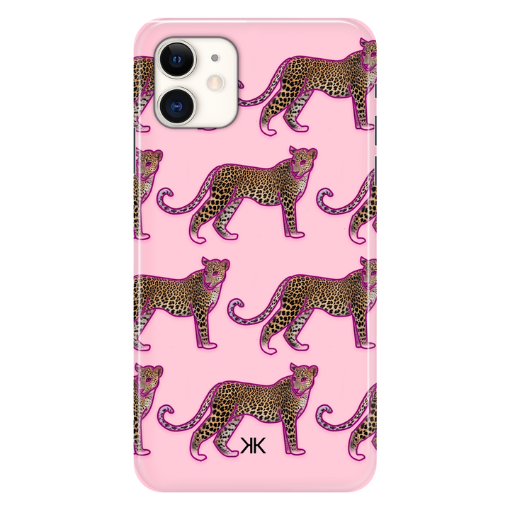 Pink Leopard Pattern phone case for iPhone 11