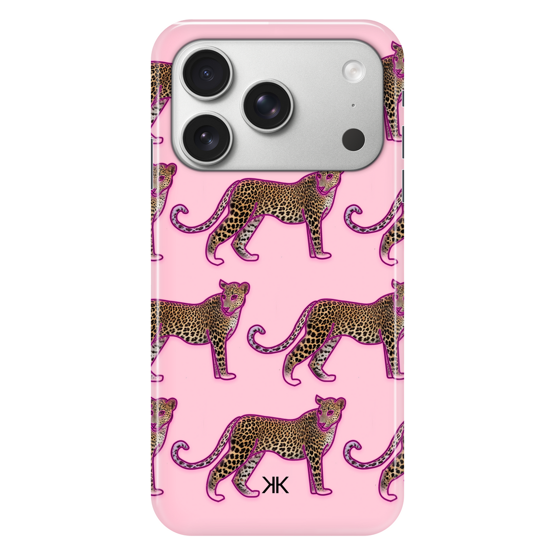 Pink Leopard Pattern phone case for iPhone 17 Pro