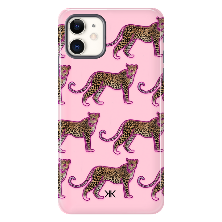 Pink Leopard Pattern Phone Case - Tough Case - iphone-11