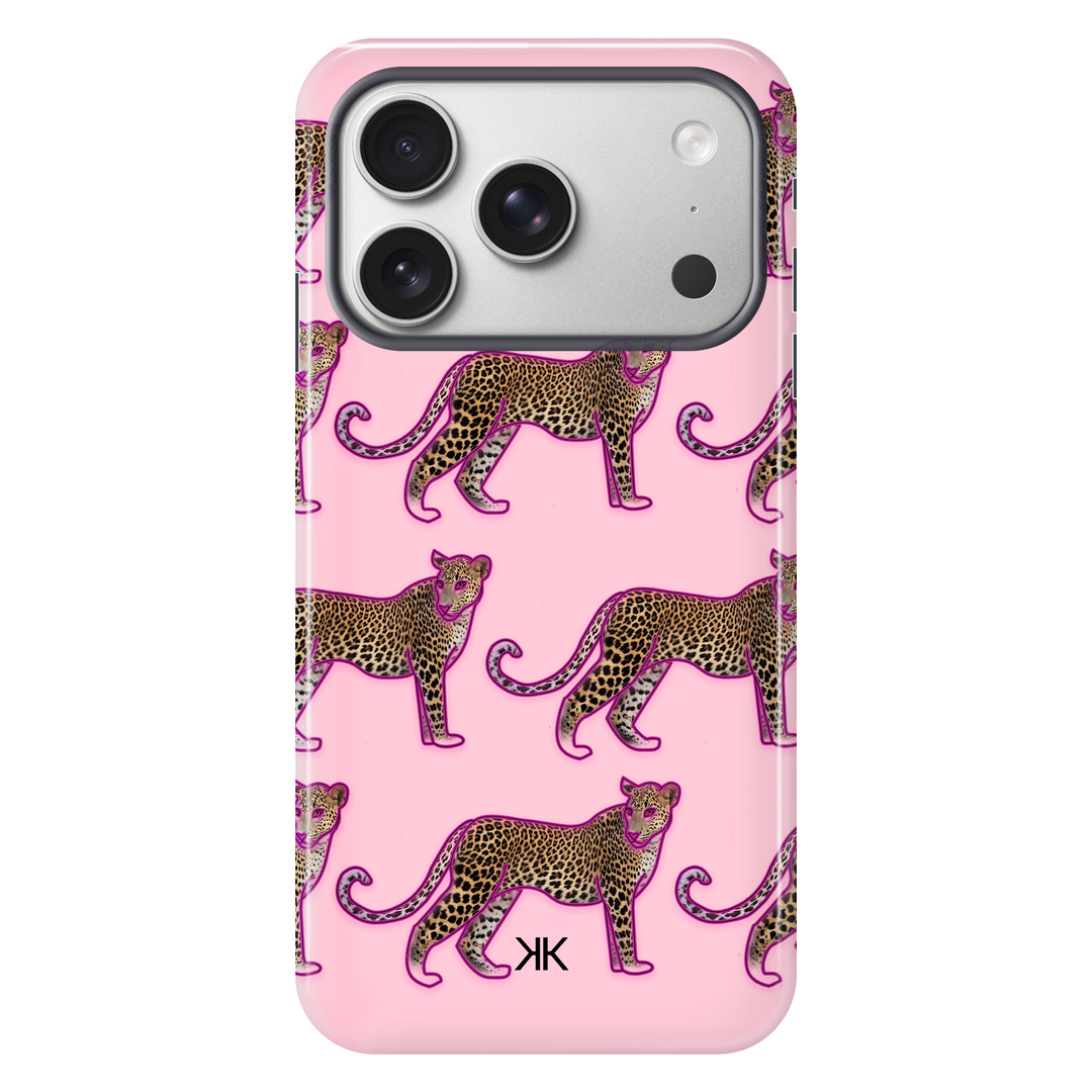 Pink Leopard Pattern Phone Case - Tough Case - iphone-17-pro