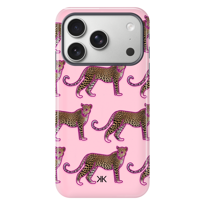 Pink Leopard Pattern Phone Case - Tough Case - iphone-17-pro