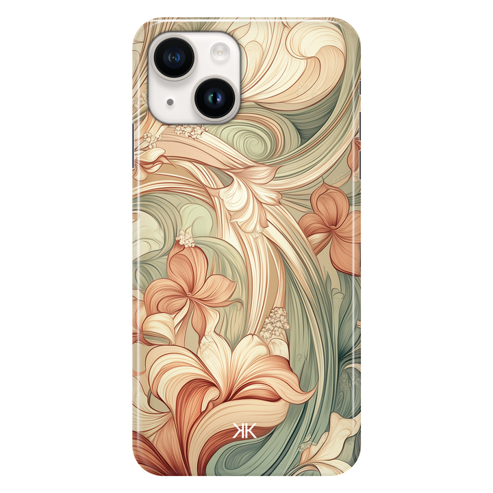 Pale Art Nouveau phone case for iPhone 14