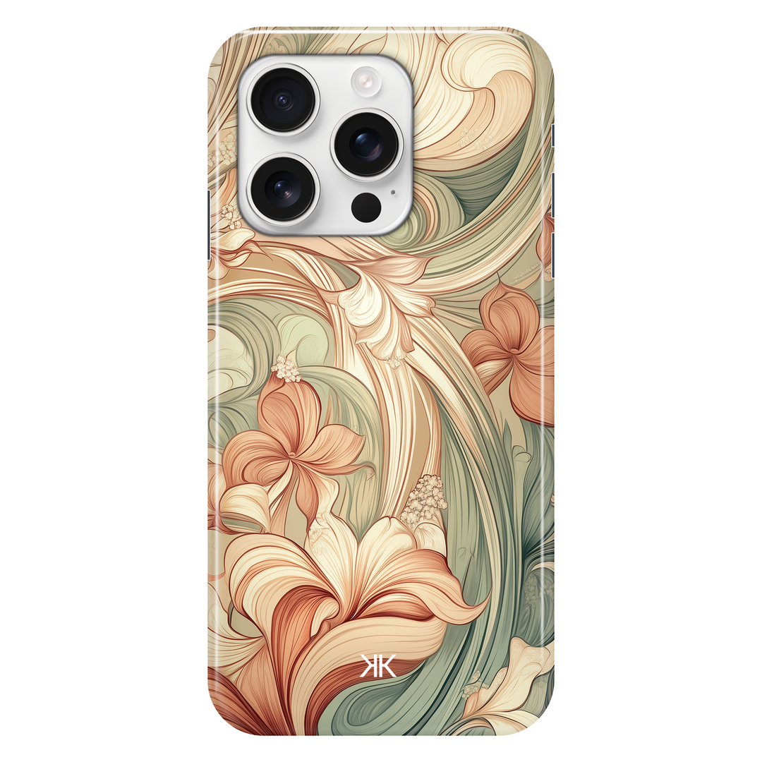 Pale Art Nouveau phone case for iPhone 16 Pro
