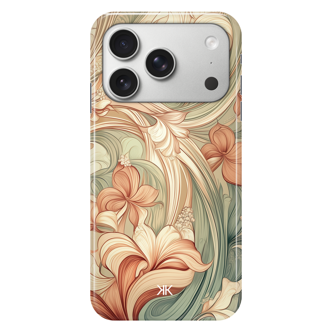 Pale Art Nouveau phone case for iPhone 17 Pro