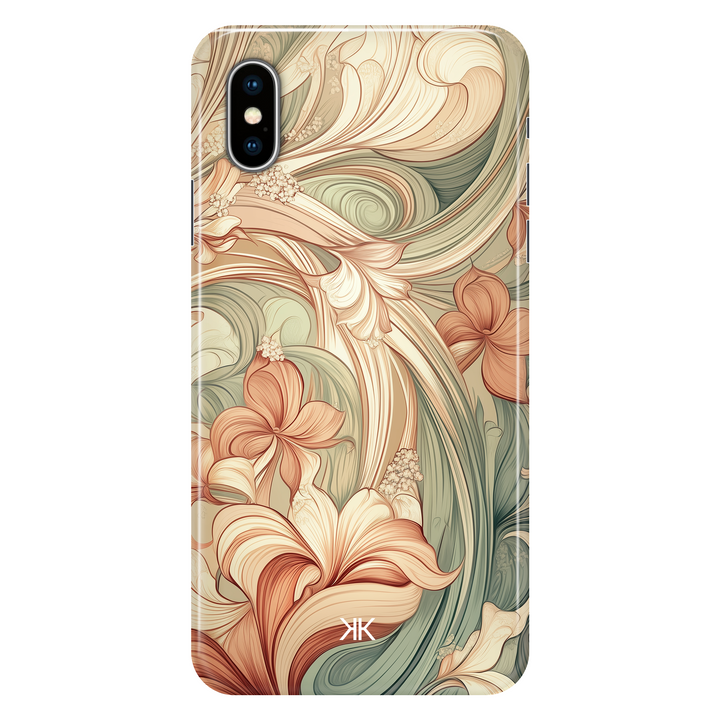 Pale Art Nouveau phone case for iPhone X
