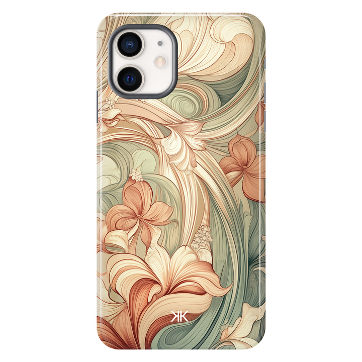 Pale Art Nouveau Phone Case - Tough Case - iphone-12