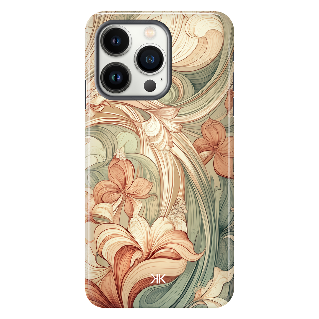 Pale Art Nouveau Phone Case - Tough Case - iphone-13-pro