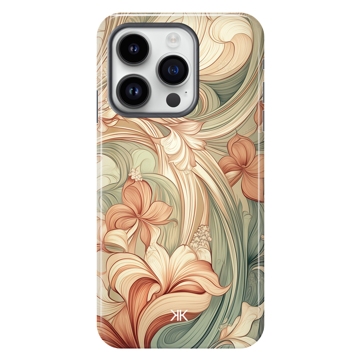 Pale Art Nouveau Phone Case - Tough Case - iphone-14-pro