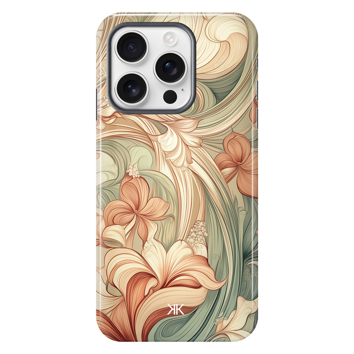 Pale Art Nouveau Phone Case - Tough Case - iphone-16-pro