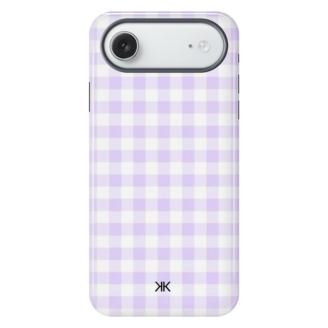Lilac Gingham Phone Case - Tough Case - iphone-17-air