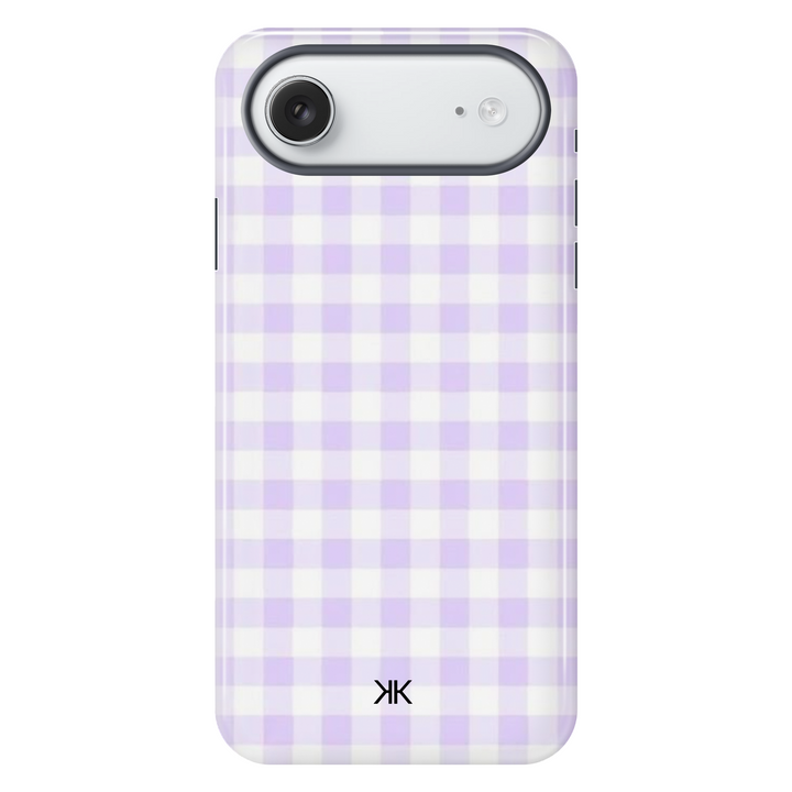 Lilac Gingham Phone Case - Tough Case - iphone-17-air