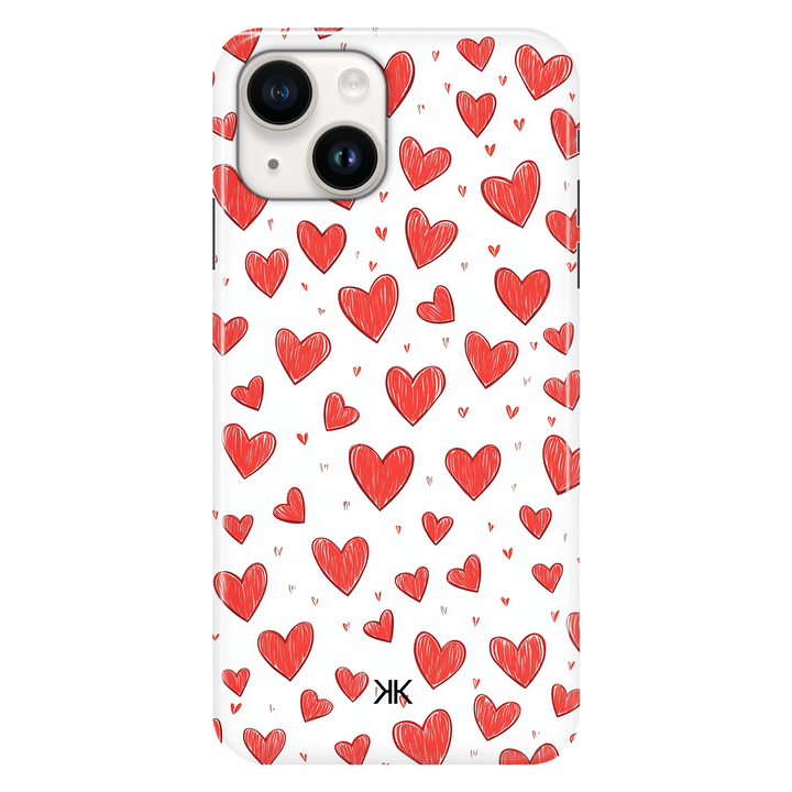 Little Hearts phone case for iPhone 14