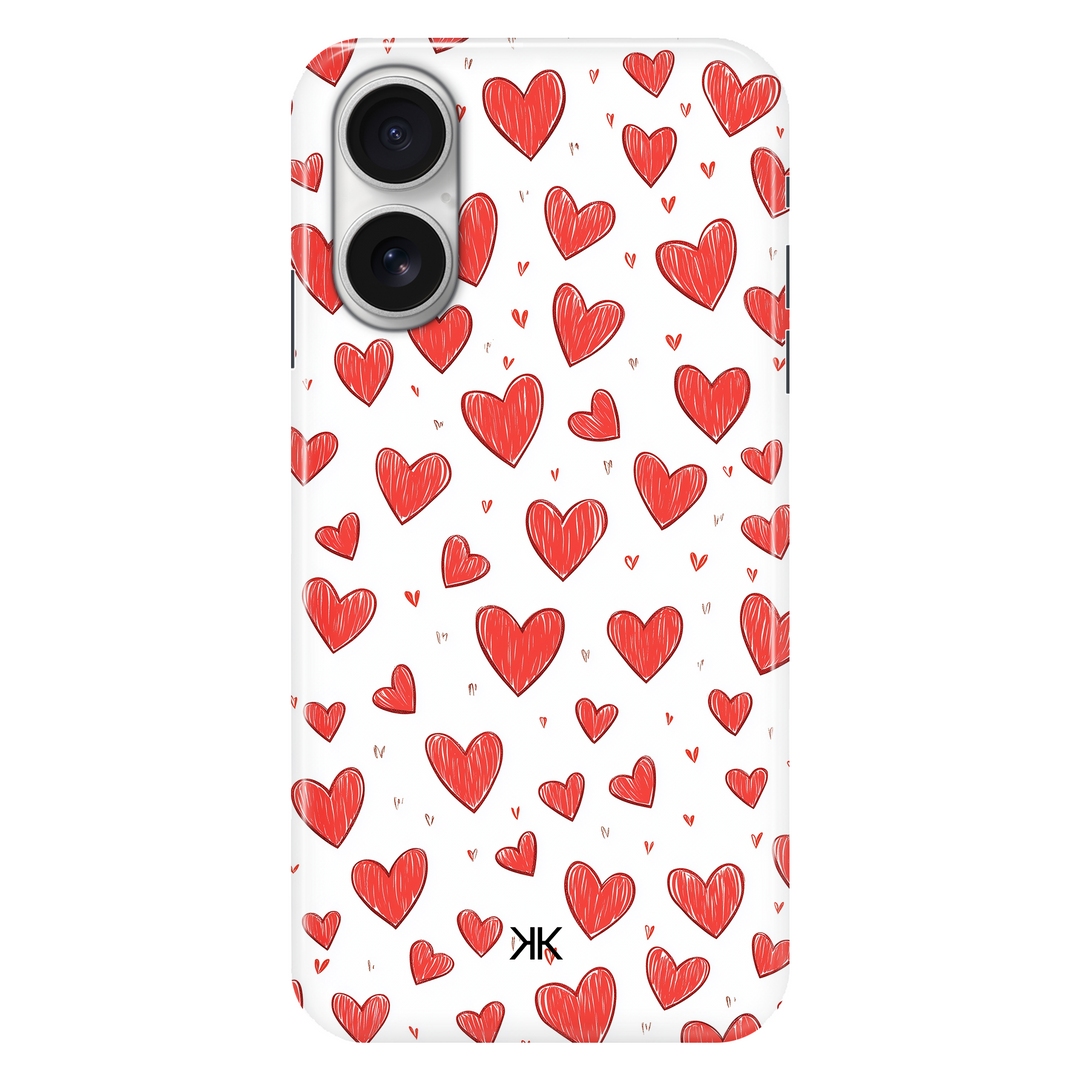 Little Hearts phone case for iPhone 16
