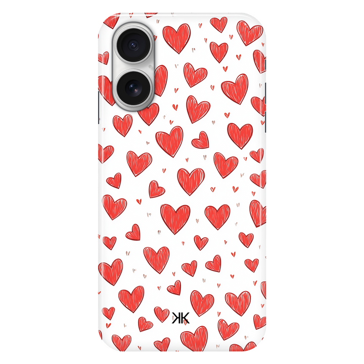 Little Hearts phone case for iPhone 16