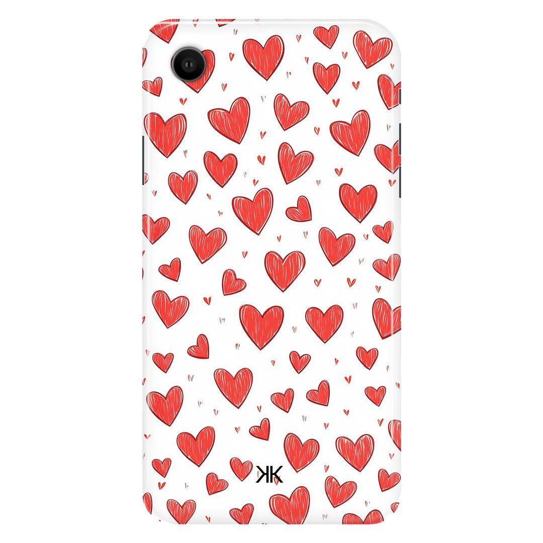 Little Hearts phone case for iPhone XR