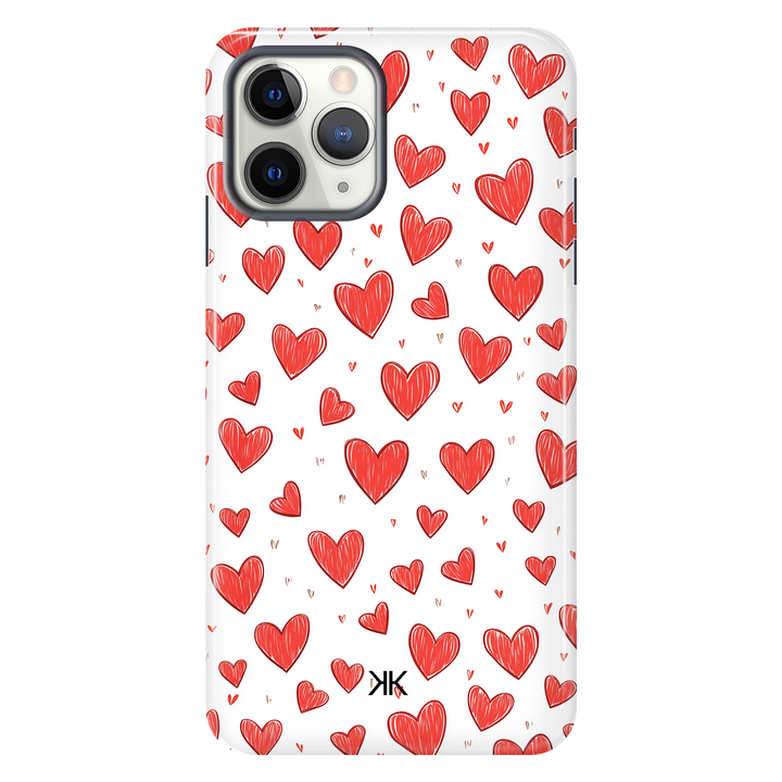 Little Hearts Phone Case - Tough Case - iphone-11-pro