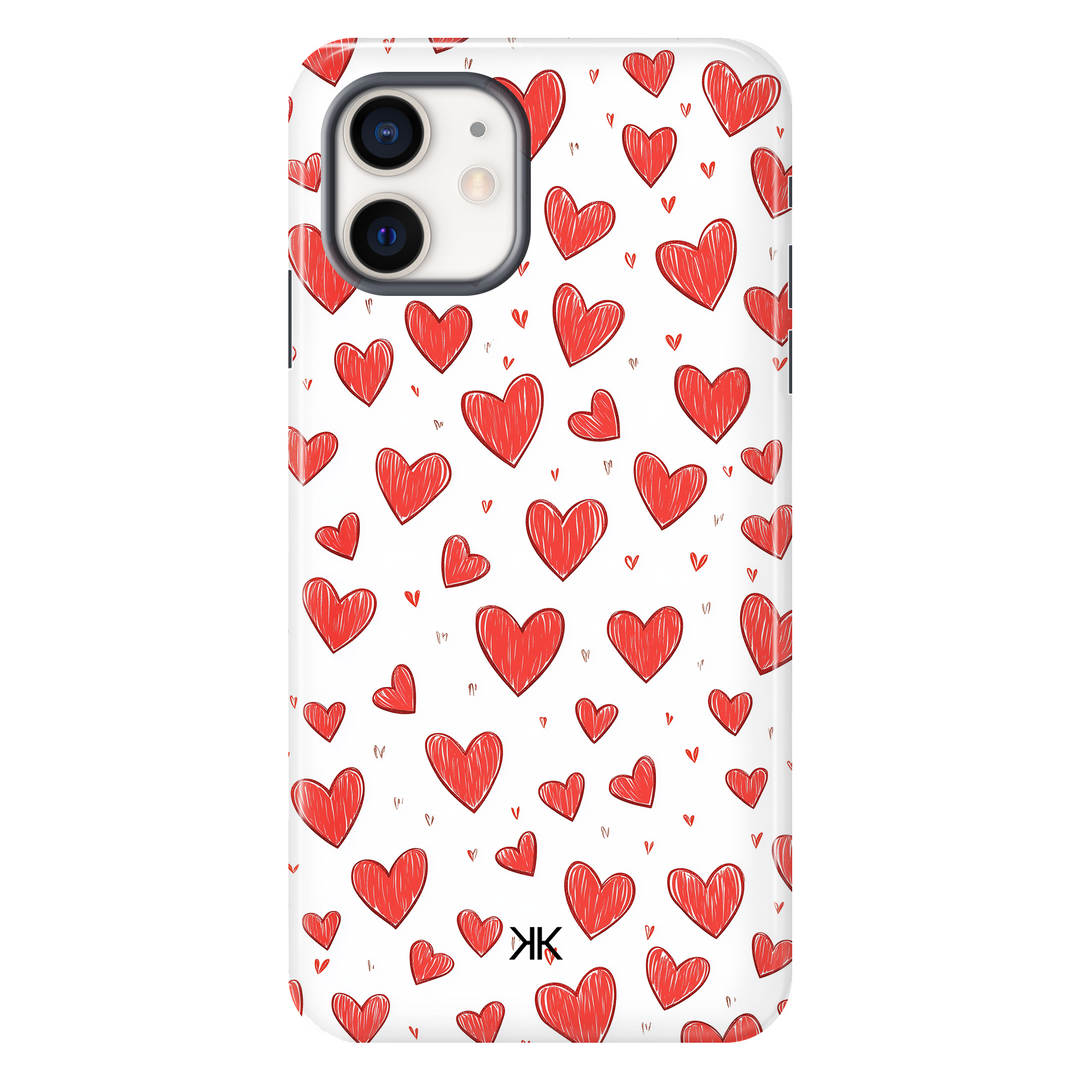 Little Hearts Phone Case - Tough Case - iphone-12