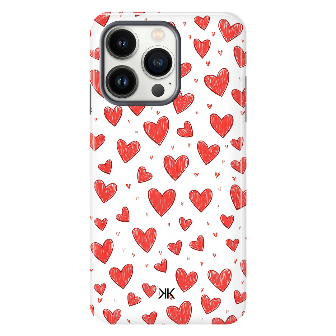 Little Hearts Phone Case - Tough Case - iphone-13-pro