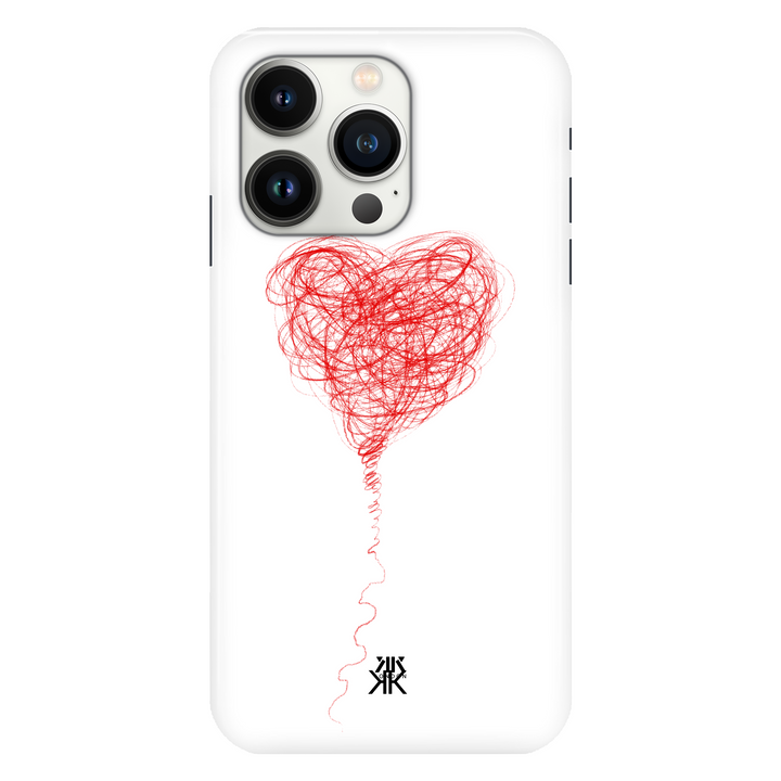 Red Balloon Heart phone case for iPhone 13 Pro
