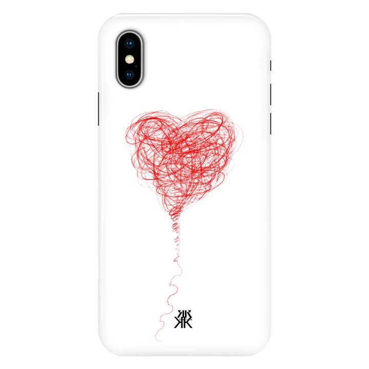 Red Balloon Heart phone case for iPhone X